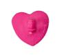 Mobile Preview: Kids button as heart out plastic in pink 14 mm 0,55 inch